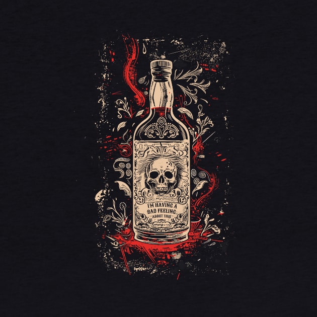 Bad Feeling - skull label by LoffDesign